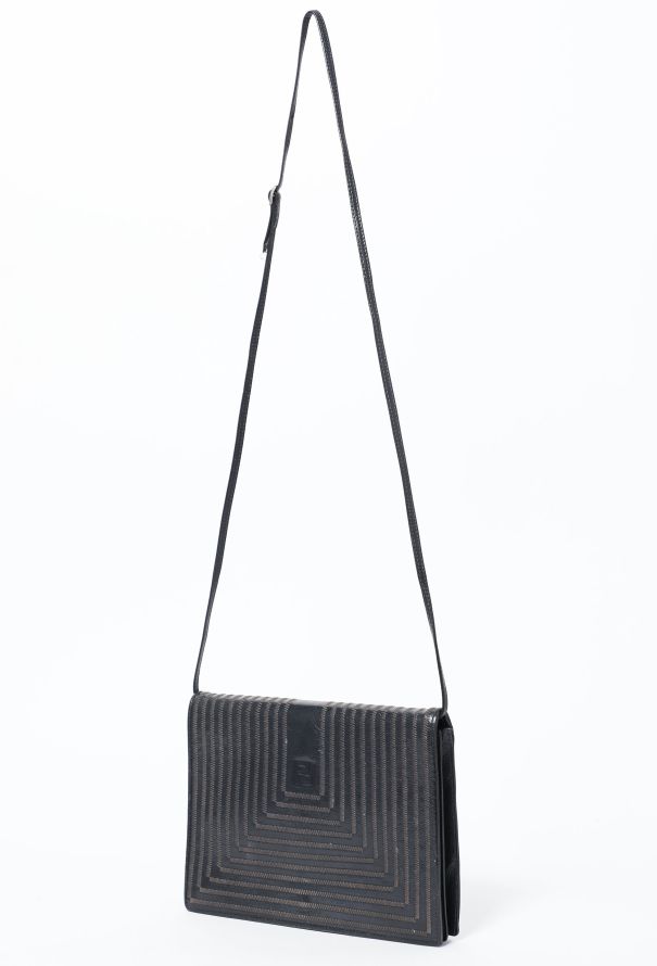 Fendi 80's Stitched Clutch - 3