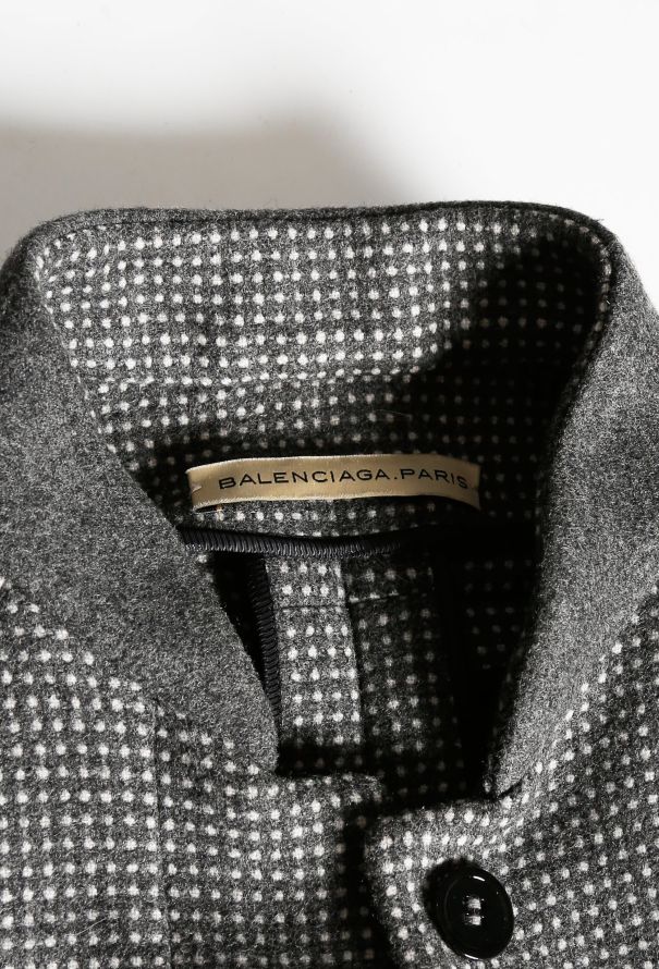Balenciaga 2008 Woven Scuba Coat - 6