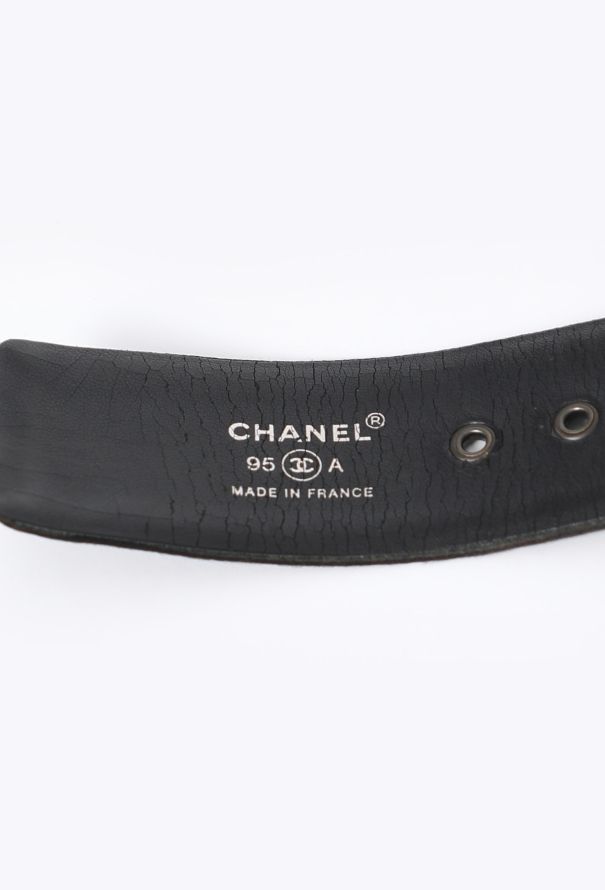 Chanel F/W 1995 Satin Bow Belt - 5