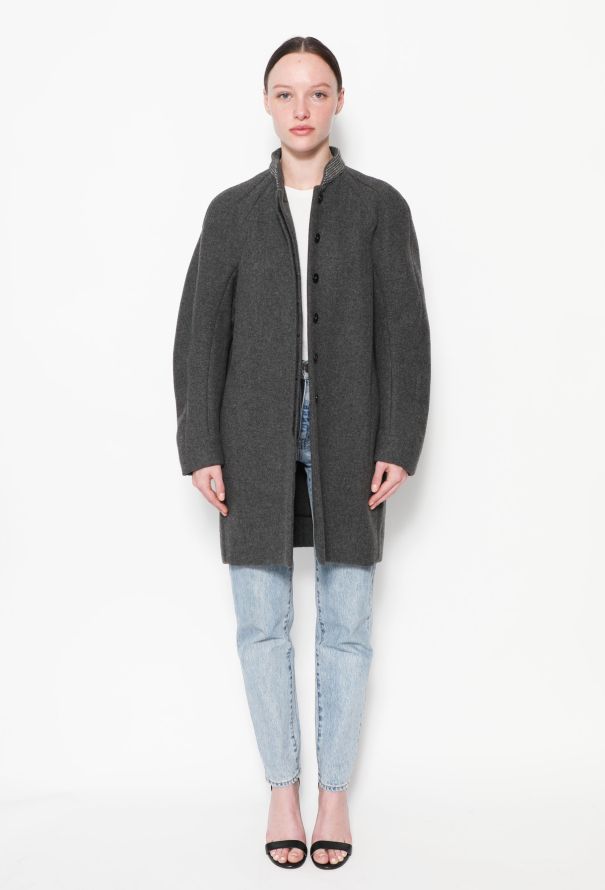 Balenciaga 2008 Woven Scuba Coat - 3