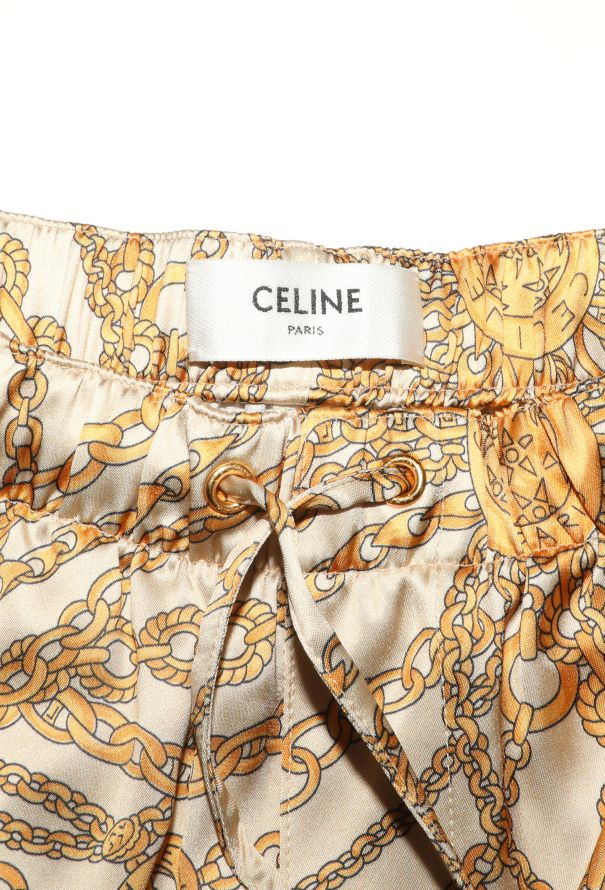 Céline S/S 2021 Satin Chainlink Joggers - 6