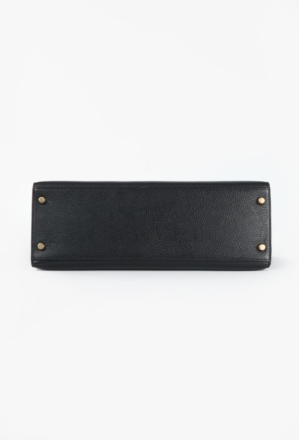 Hermès Black Ardennes Kelly Sellier 32 - 8