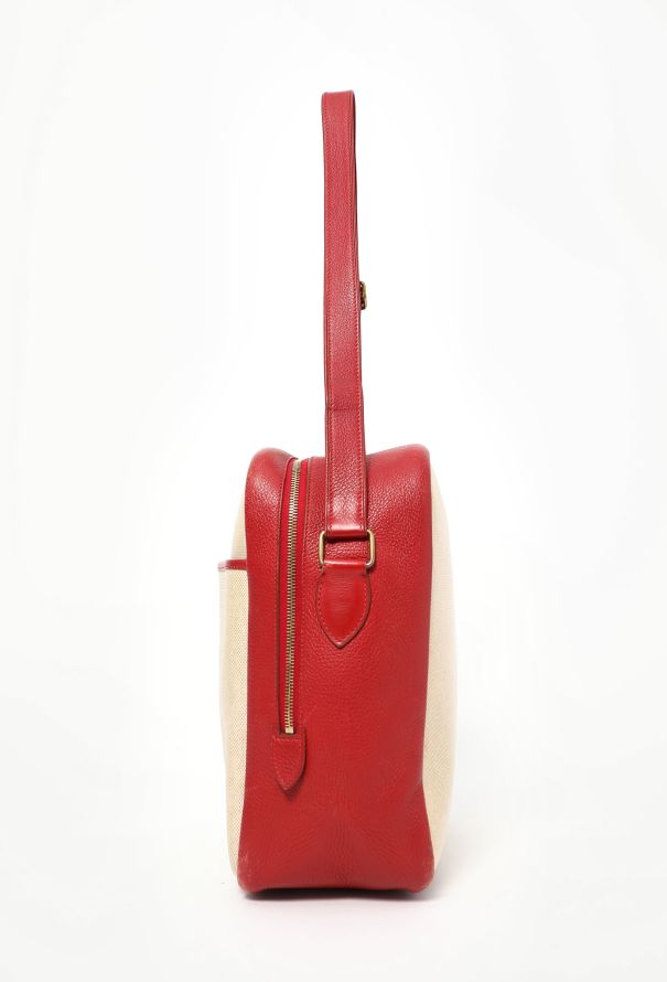 Hermès Toile H & Clemence Victoria Messenger Bag - 5