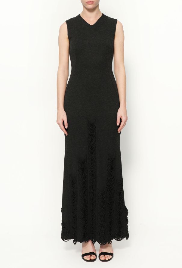 Jean Paul Gaultier Rare F/W 1998 Distressed Maxi Dress - 3