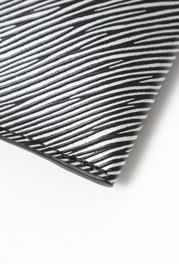 Louis Vuitton Black & Silver Epi Envelope Pouch - 8