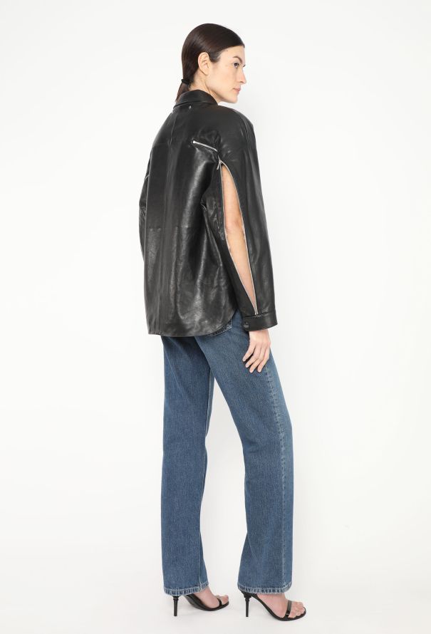 Sonia Rykiel F/W 2018 Shearling-lined Biker Jacket - 6