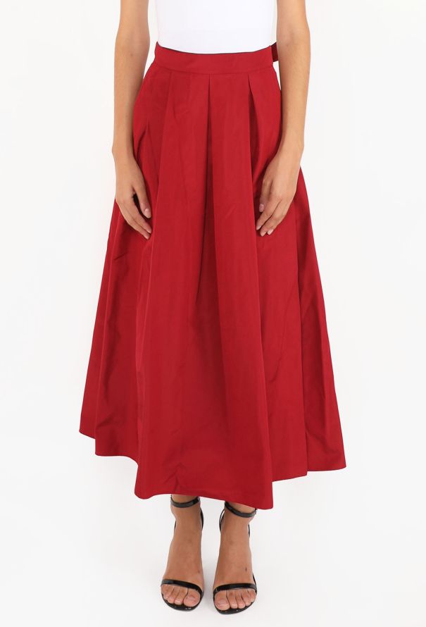 Dior Silk Faille Pleated Skirt - 3