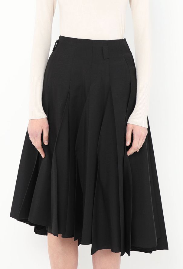 Prada F/W 2022 Pleated A-Line Skirt - 4