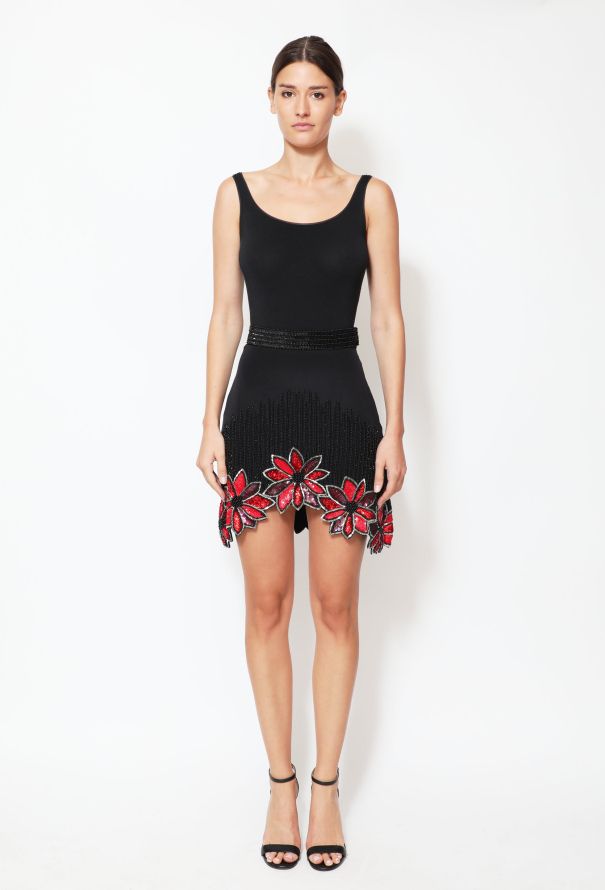 Rodarte S/S 2016 Beaded Silk Skirt - 1