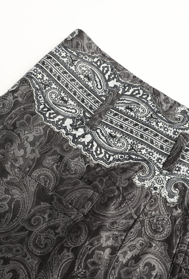 Balenciaga S/S 2006 Baroque Silk Trousers - 8