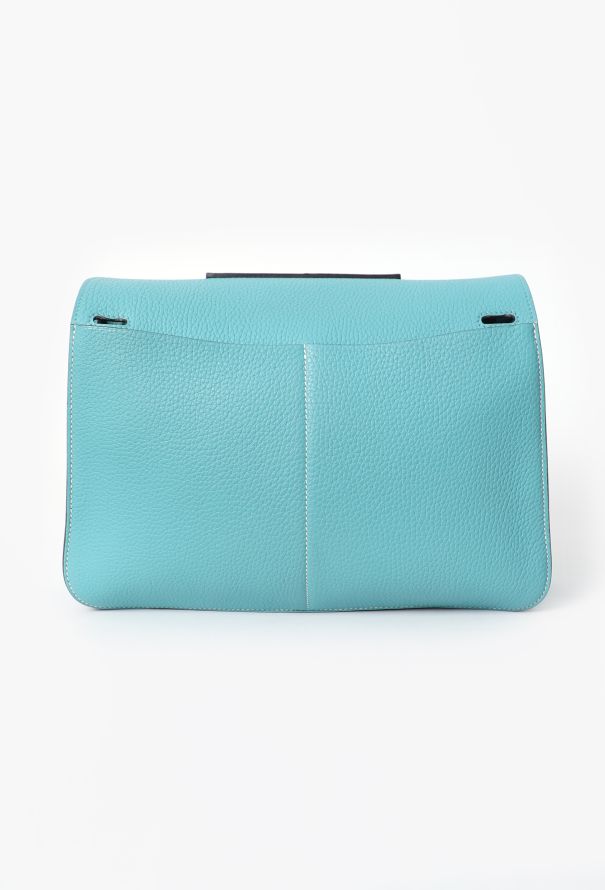 Hermès Bleu Jean Taurillon Clémence Halzan 31 - 10