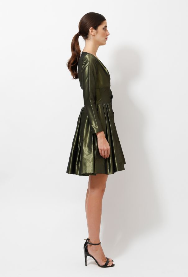 Saint Laurent 1991 Taffeta Dress - 3