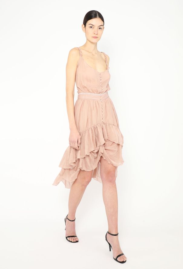 Stella McCartney Stella McCartney S/S 2005 Chiffon Volant Dress - 1