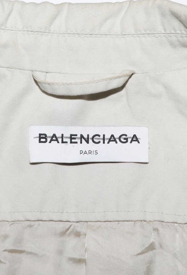 Balenciaga 2017 Belted Structured Trench - 7
