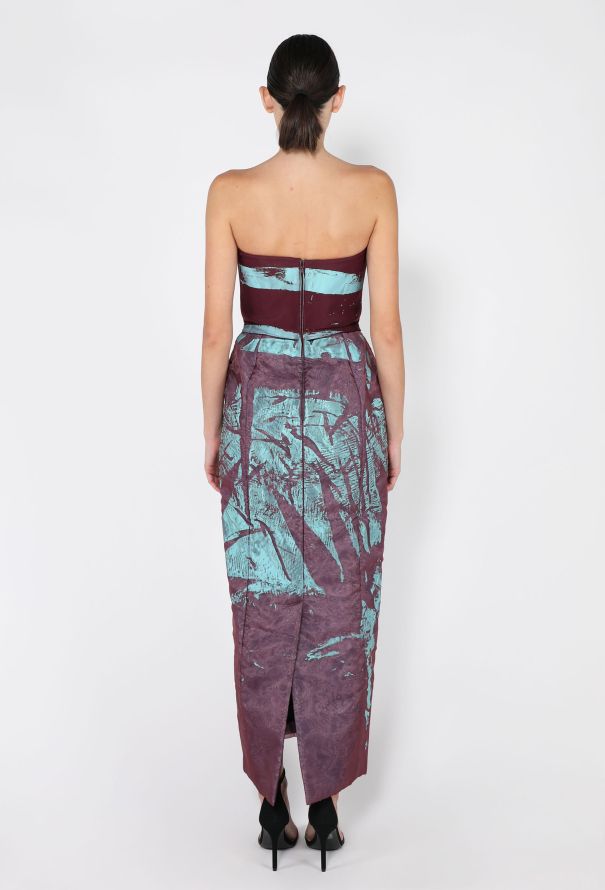 Maison Margiela Strapless Painted Dress, S/S 2016 - 5
