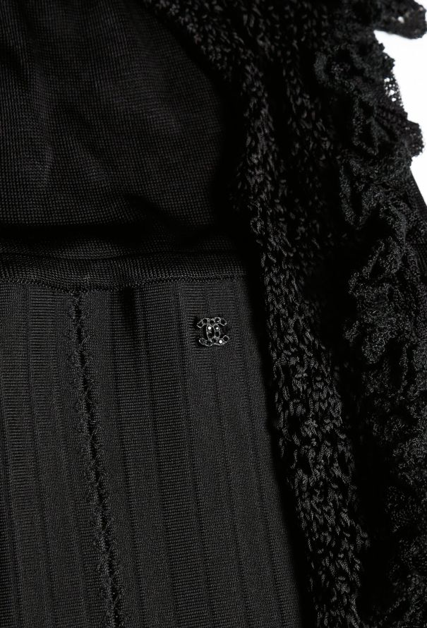 Chanel Crochet Overlay 'CC' Dress - 5