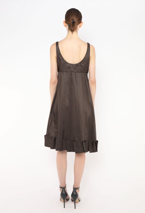 Prada Early 2000s Flared Silk Dress - 4