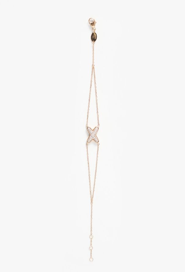 Chaumet 18K Pink Gold & Diamond Jeux de Liens Bracelet - 1