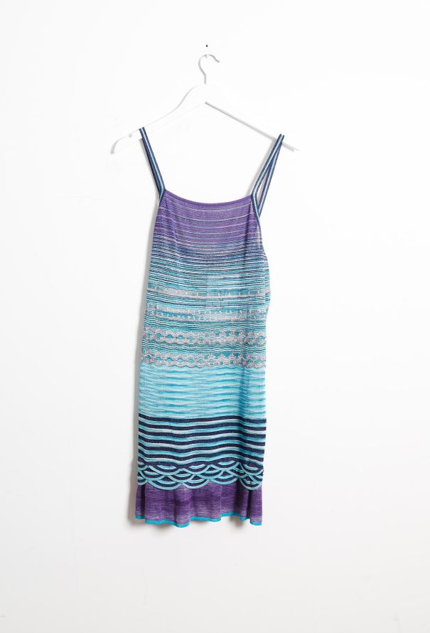 Missoni Vintage Embroidered Lamé Dress - 7