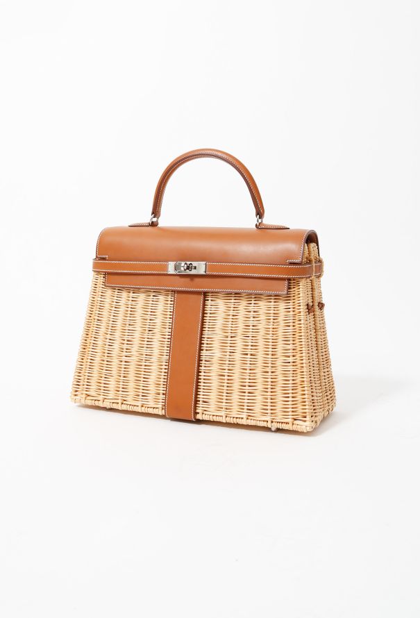 Hermès Collector Barenia & Osier Picnic Kelly 35 - 4