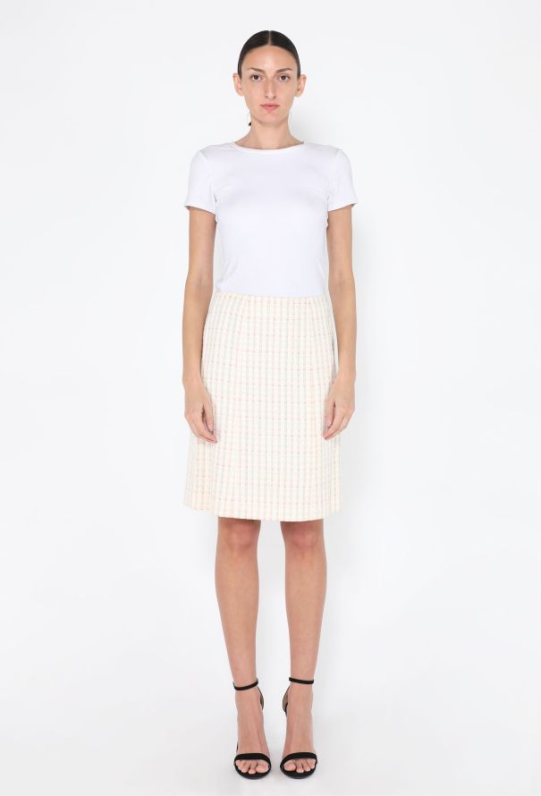 Chanel Tweed & Silk Lavallière Ensemble, Resort 2004 - 5