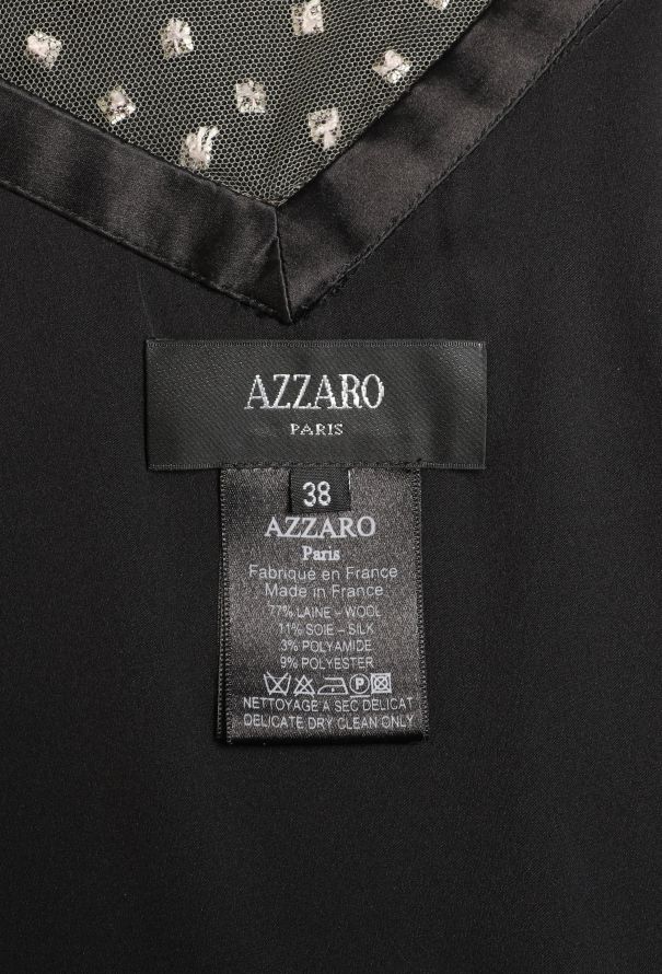 Azzaro Embellished Crêpe Dress - 6