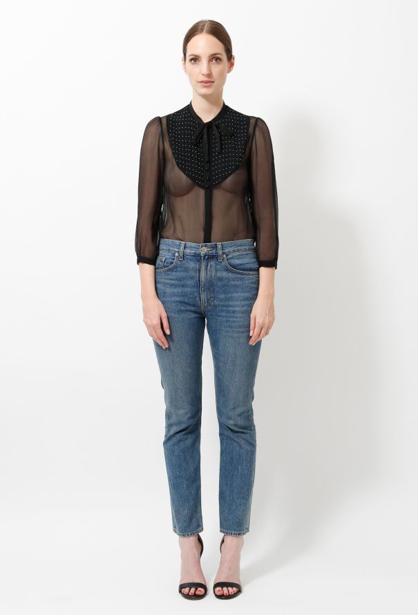 Chloé F/W 2005 Beaded Blouse - 3