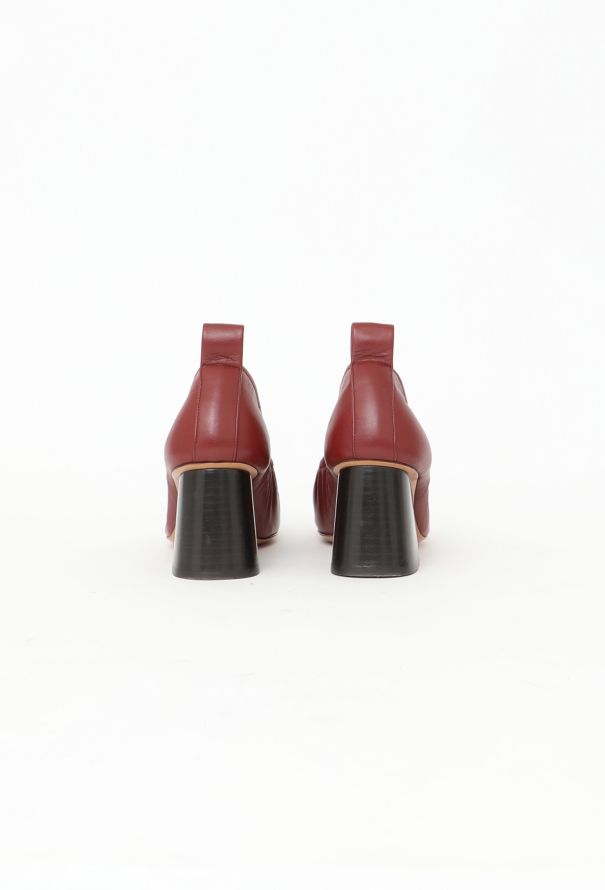 Céline S/S 2015 Ballerina Heels Bordeaux - 6