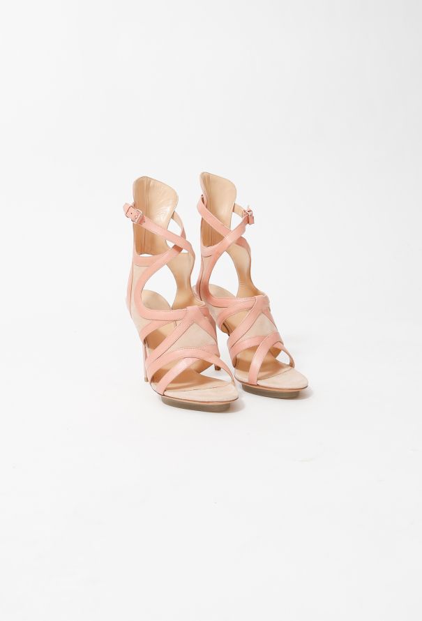 Balenciaga Resort 2009 Leather Trim Suede Sandals - 5