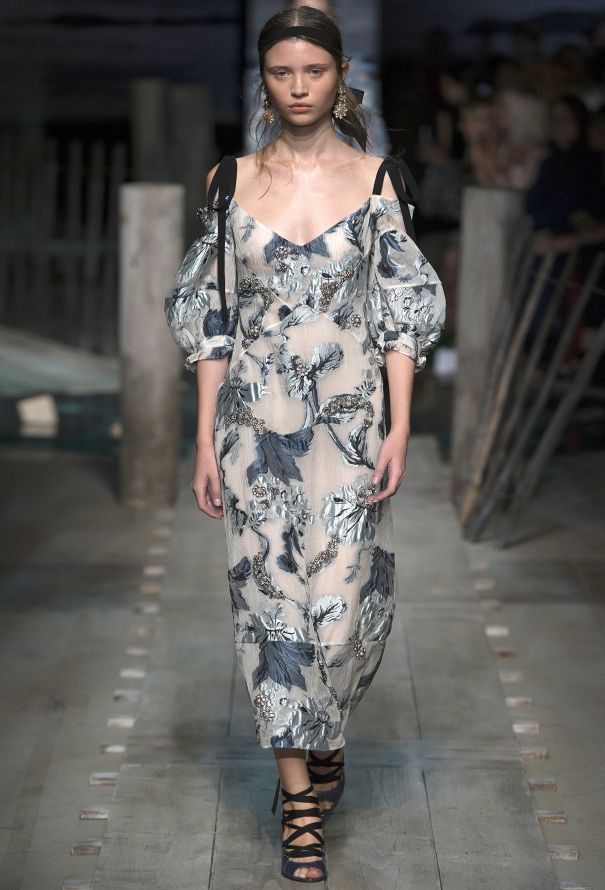 Modern Designers Erdem Spring 2017 Floral Dress - 3