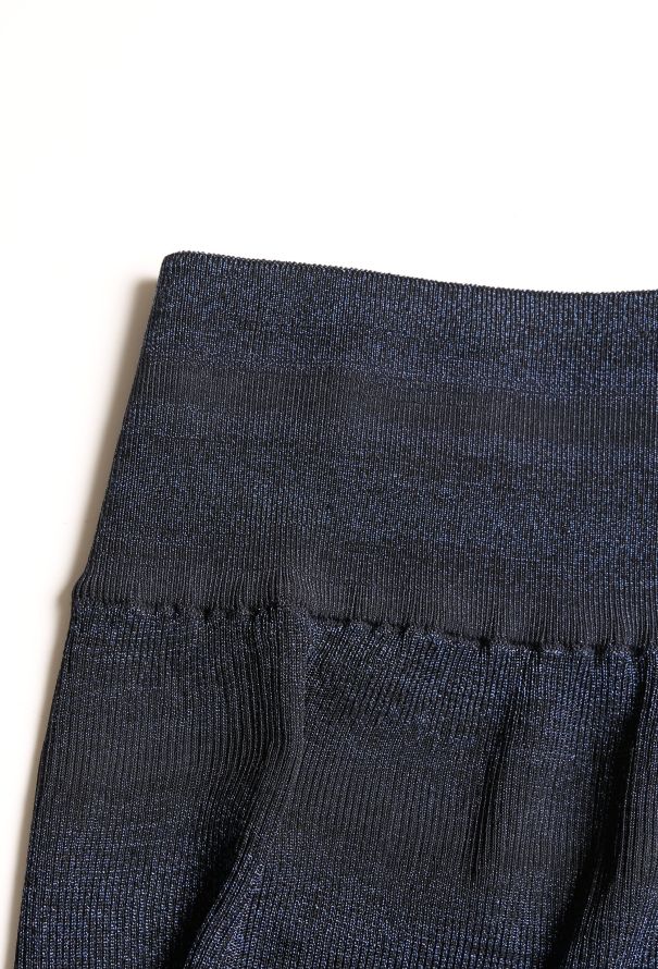 Chanel Tonal Ribbed Knit Skirt - 6