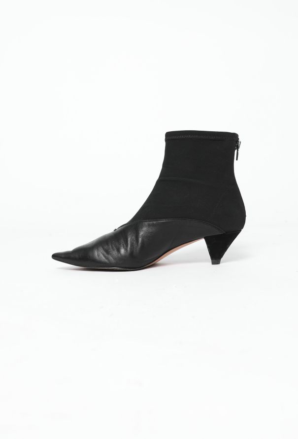 Céline 2018 Leather Slit Ankle Boots - 4
