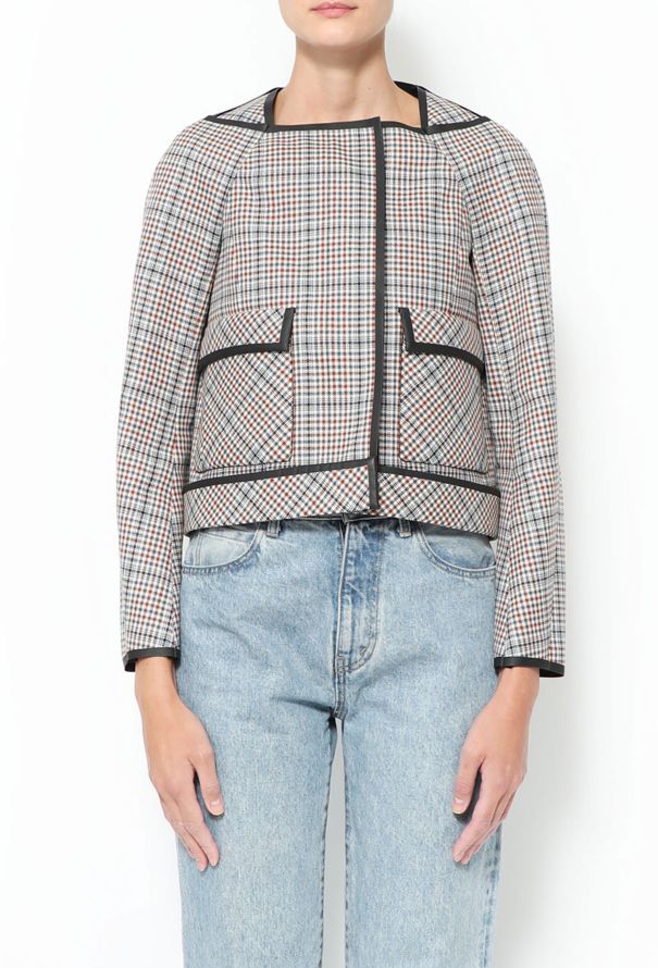 Balenciaga Pre-Fall 2008 Plaid Jacket - 1