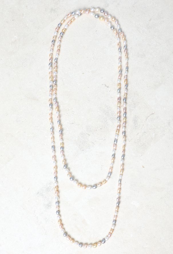 Bucherer Cultured Pearl Sautoir Necklace - 4