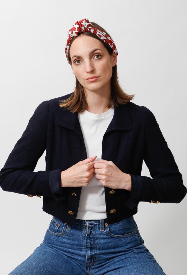 ReSee Atelier Handmade Iconic Tom Ford Lip Print Scarf Turban - 1