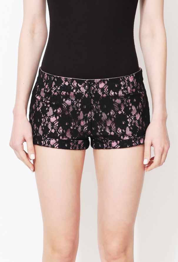 Alexander McQueen F/W 1996 'Dante' Lace Mini Shorts - 1