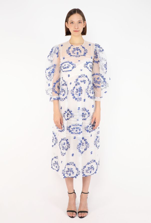 Simone Rocha Embroidered Tulle Dress, 2020 - 1