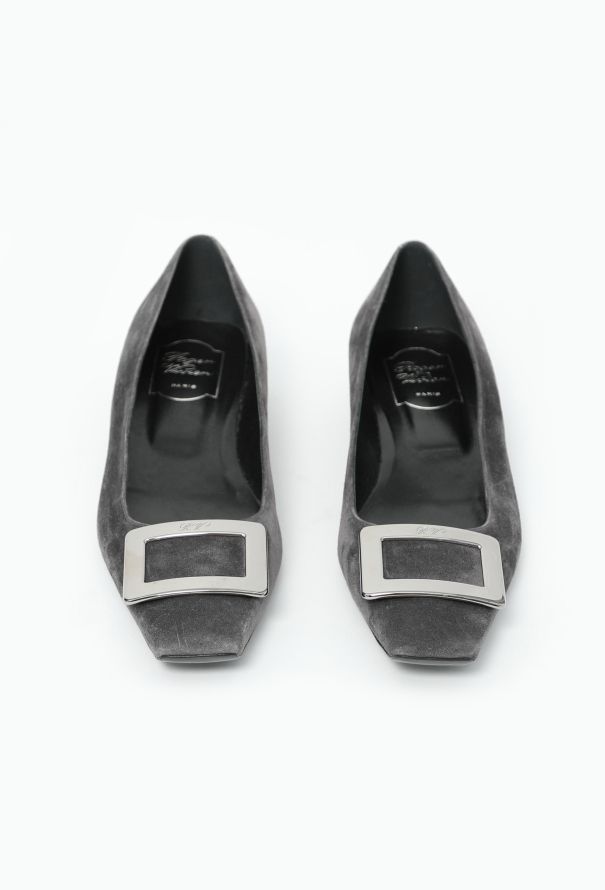 Roger Vivier Suede Trompette Ballerinas - 2