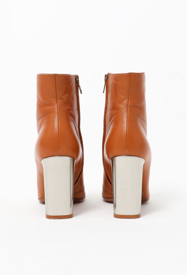 Céline Mirrored Bam Bam Ankle Boots - 5