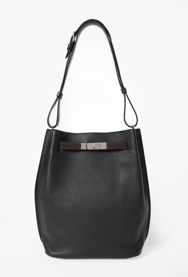 Hermès RARE Bicolor Togo & Barenia So Kelly 22 - 1