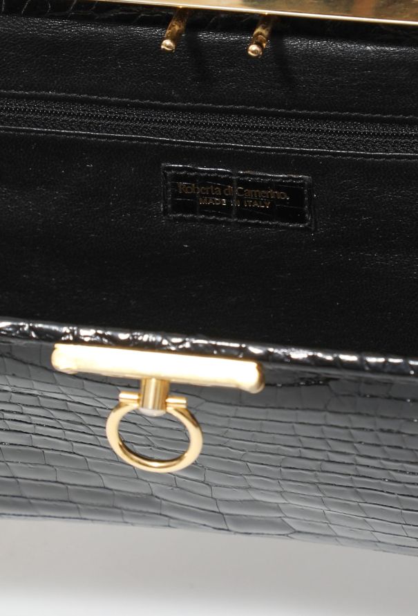 90's Roberta Di Camerino Crocodile Bag - 10