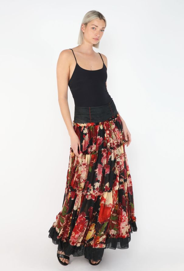Jean Paul Gaultier Floral Peasant Maxi Skirt, S/S 2006 - 4