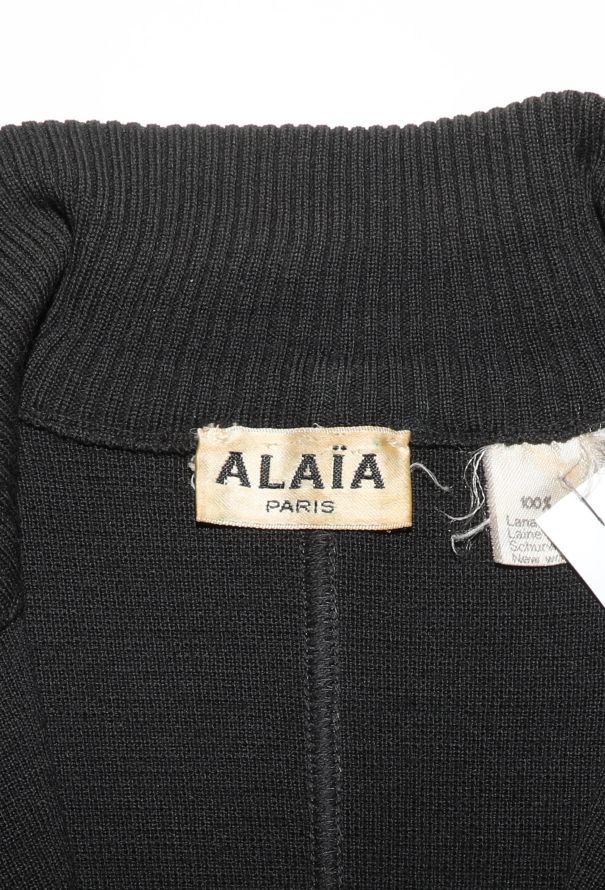 Alaïa Iconic F/W 1986 Bodycon Zip Dress - 6