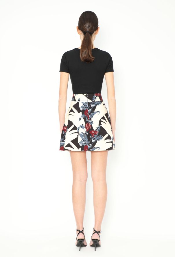 Carven F/W 2014 Abstract Crêpe Skirt - 5