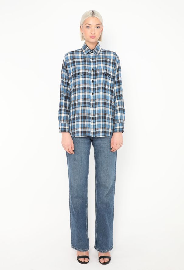 Saint Laurent S/S 2016 Flannel Shirt - 4