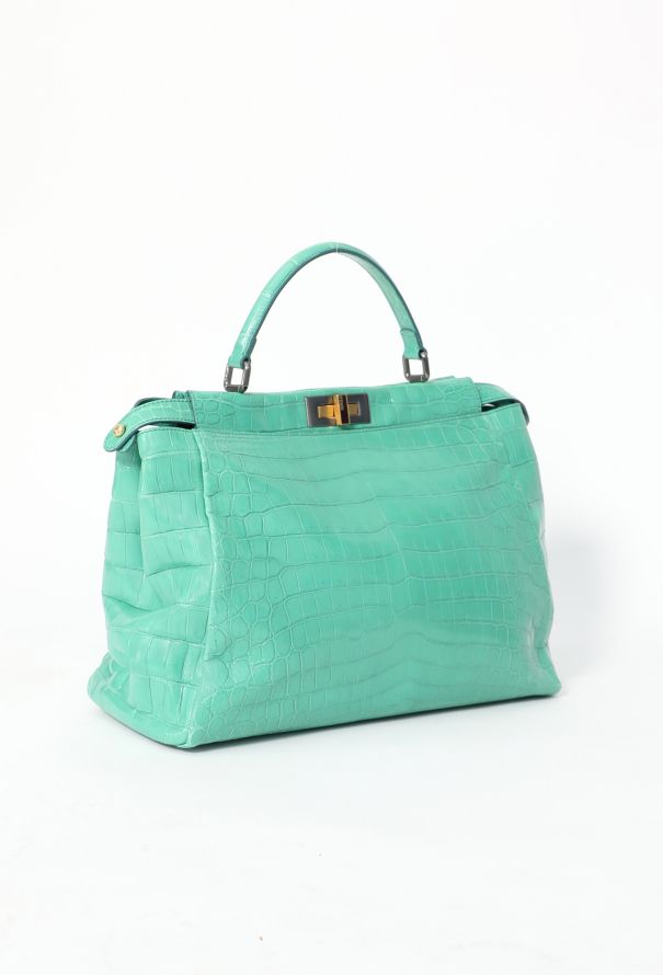 Fendi Alligator Large Peekaboo Bag - 3