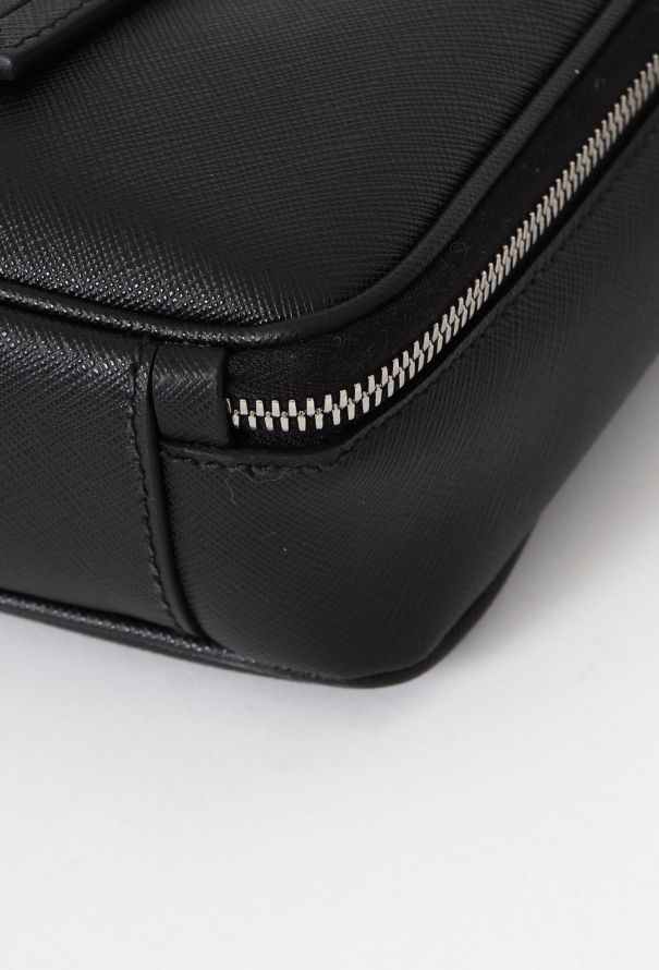 Prada Black Saffiano Briefcase - 10