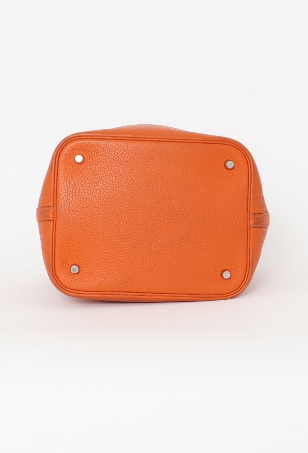 Hermès Orange Clémence Picotin 22 - 6