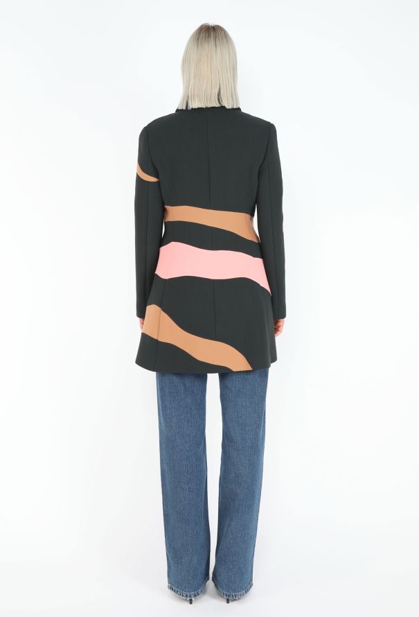 Dior F/W 2015 Abstract Mod Coat - 5