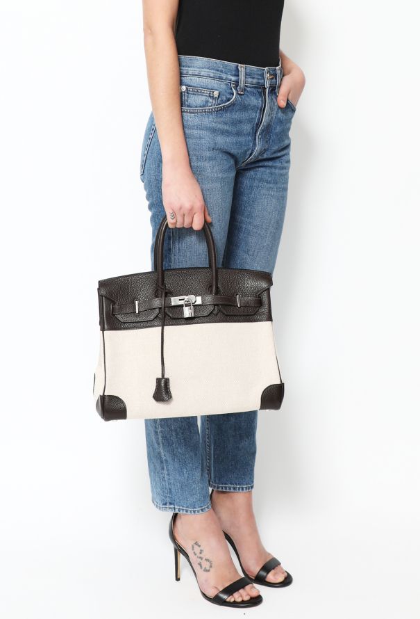 Hermès Clémence & Toile H Birkin 35 - 2